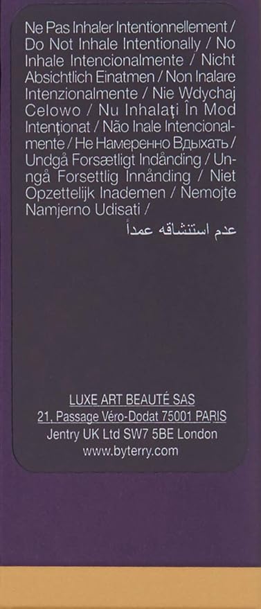By Terry Hyaluronic Tinted Hydra-Powder, Non-Drying Loose Face Setting Powder, Blur Imperfections & Mattify, Dark, 0.35 oz-Velvo Beauty