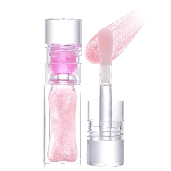 2pc Magic Color Changing Lip Oil, Hydrating Lip Glow Oil Plumping Gloss Tinted Lip Balm Transparent Moisturizing Toot Lip Care-Velvo Beauty