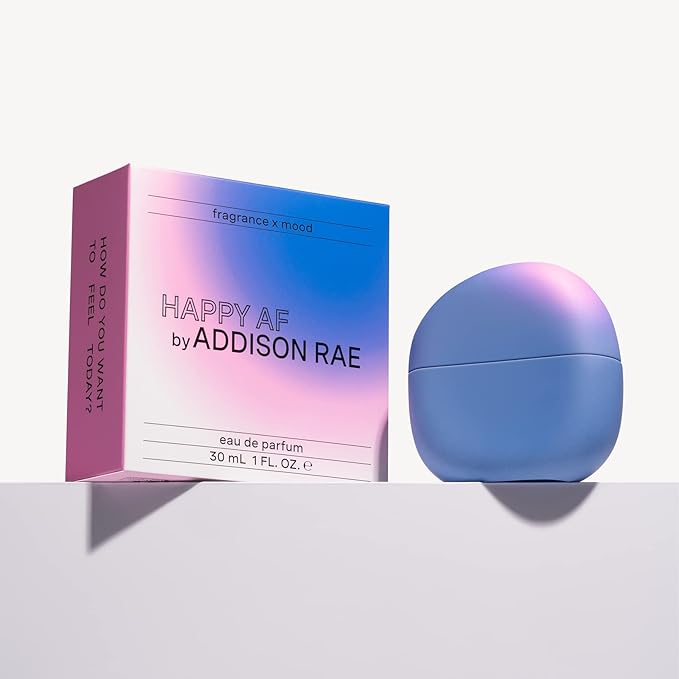 Addison Rae Fragrance Happy - Luxury Perfume for Women - Fruity Floral Scent - Eau De Parfum - Notes of Pink Lychee & Red Grapefruit - Long Lasting Vegan Travel Cologne - Gift for Her - 1 oz EDP Spray-Velvo Beauty