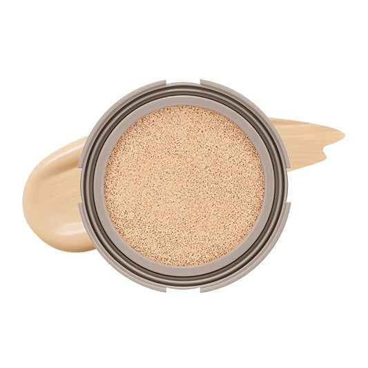 MOONSHOT KOREA Conscious Fit Cushion Foundation Flawless Coverage,Glass skin,Long-Lasting, Lightweight, Buildable Coverage,k-beauty (21N Cosmic Vanilla, [refill] Conscious Fit Cushion)-Velvo Beauty