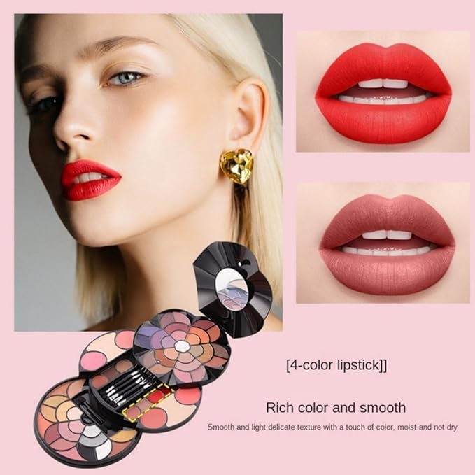 57 Colors Makeup Set (Type Y) for Valentines Day Gifts, Professional Makeup Kit for Women Full Kit, High Pigmented Eyeshadow Palette for Beginners, Make up Gifts for Girls and Teens-Velvo Beauty