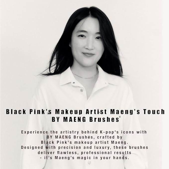[SOO ADOR] BY MAENG #33 Highlighter & Powder Brush - Multi-Functional Brush for Flawless Highlighting and Setting | Designed by K-Pop Makeup Artist Maeng | Makeup Brush Powder Brush-Velvo Beauty