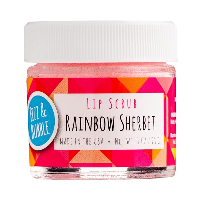 Premium Lip Scrub for Exfoliating, Moisturizing, and Repairing your Lips (Rainbow Sherbet)-Velvo Beauty