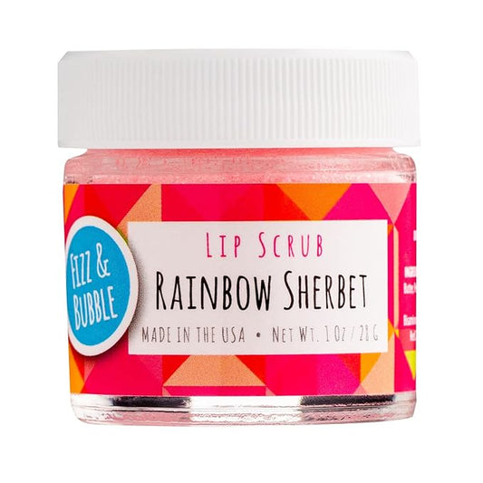 Premium Lip Scrub for Exfoliating, Moisturizing, and Repairing your Lips (Rainbow Sherbet)-Velvo Beauty