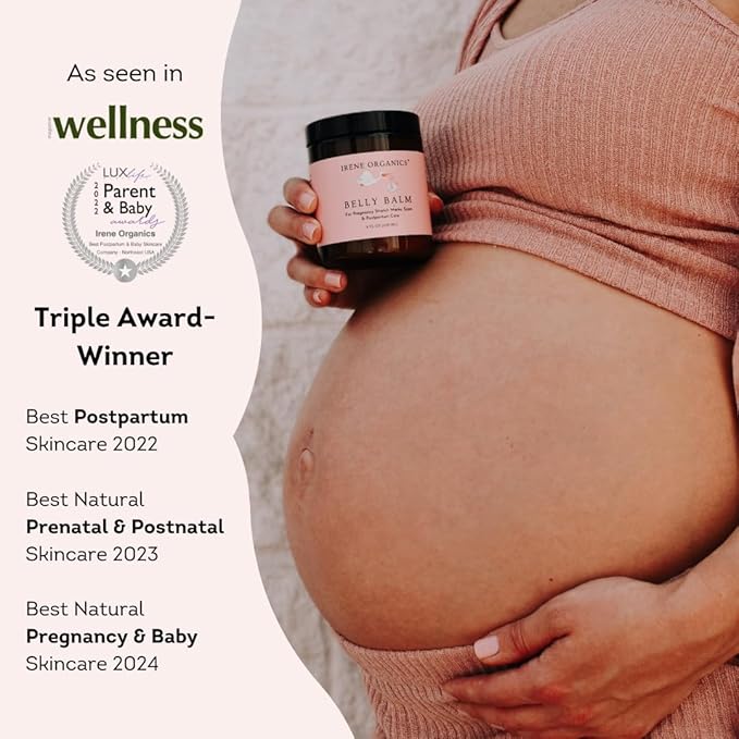 Belly Bundle - Organic Belly Balm and Natural Oil for Pregnancy Stretch Marks and Scars (5 piece set - SM)-Velvo Beauty