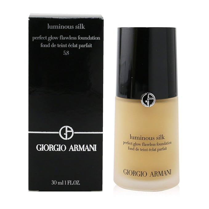 Giorgio Armani Luminous Silk Perfect Glow Flawless Foundation 5.8 Medium, Golden 30 ml / 1 oz-Velvo Beauty
