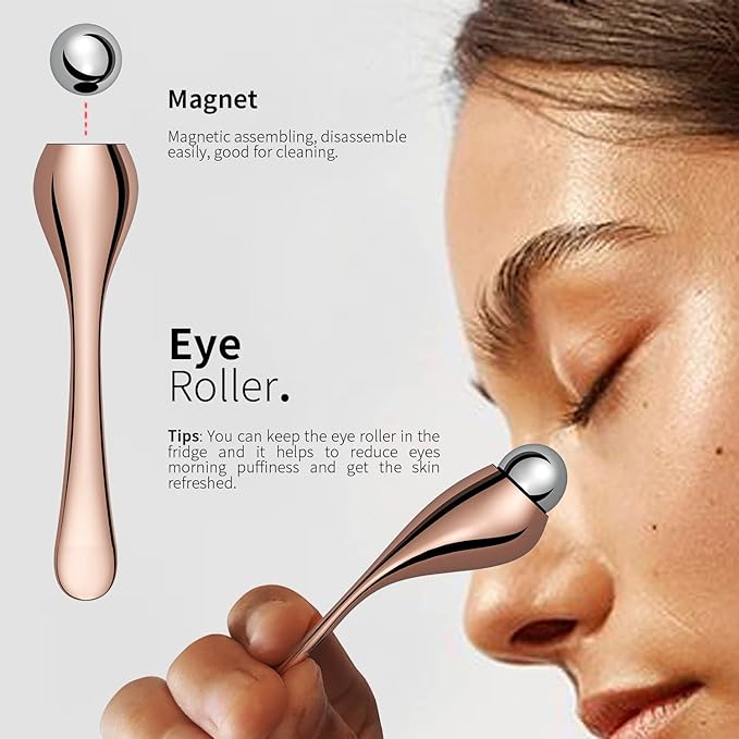 NågraCoola CLIE 2.0 Silicone Face Scrubber, Facial Cleansing Brush, Rechargeable, Waterproof Face Scrub Brush for Deep Cleansing, Exfoliating, Massage, with Eye Roller, for Women and Men - Oat-Velvo Beauty