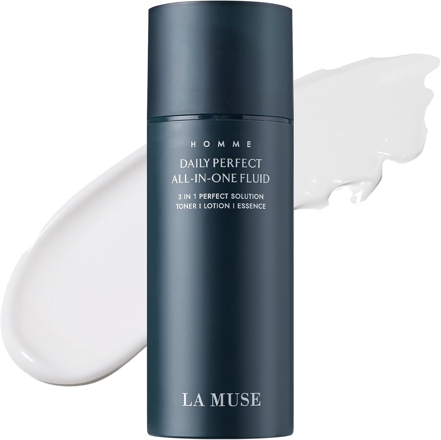 LA MUSE Homme Daily All-in-One Face Moisturizer for Men | 3-in-1 Toner, Lotion, Essence | Lightweight, Hydrating After-Shave Lotion for Oily & Sensitive Skin | Korean Skincare | Original Size-Velvo Beauty