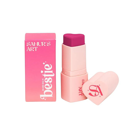 Bestie Blush Balm Stick Heart Shaped for Cheeks-Velvo Beauty