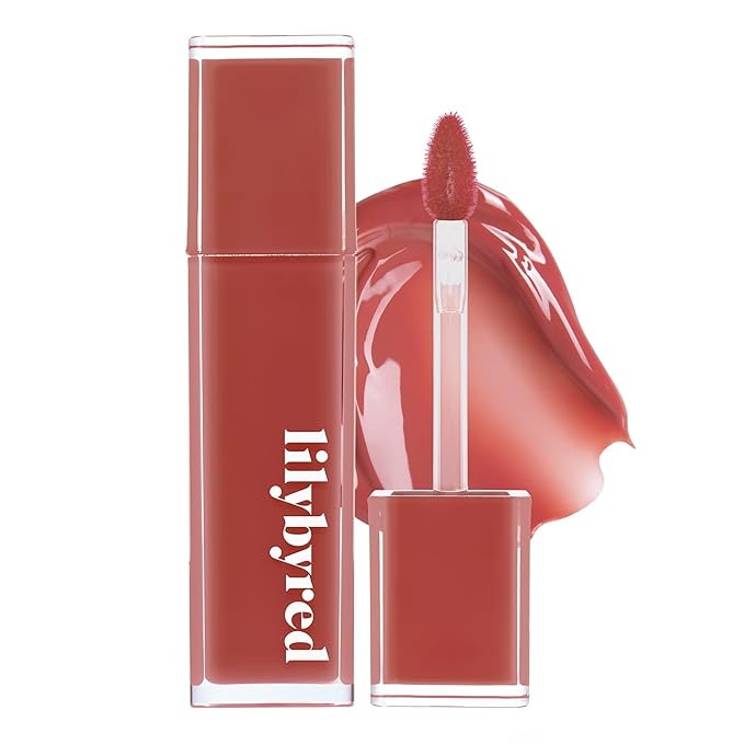 lilybyred Bloody Liar Coating Tint | Korean Glossy Lip Stain, Vivid & Juicy Color, Syrupy Shine, Moisturizing, Long-Lasting & Smudge-Proof, Non-Sticky, Lightweight, 0.14 oz. (09 Indifferent Fig)-Velvo Beauty