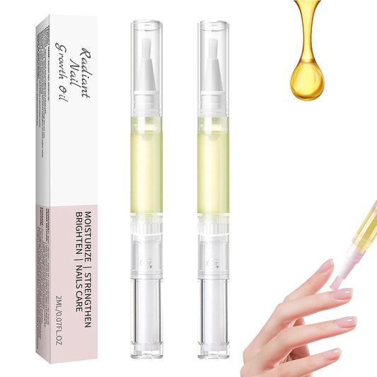Nail Growth Oil, 2 PCS Cuticle Oil for Nails, Rejuvenation Nail Repair Oil for Moisturize Strengthen-Velvo Beauty