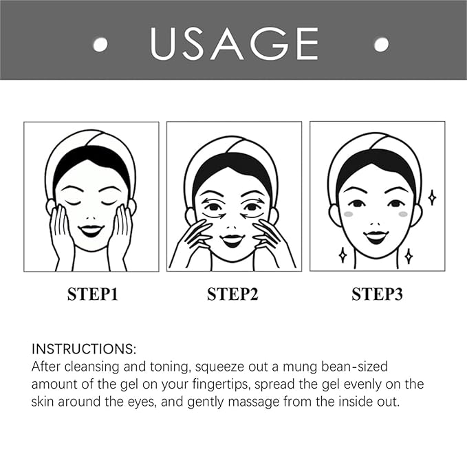 2PCS 60-Second Eye Effects Age-Defying Tinted Firming Gel，60-Second Eye Firming Gel,Firming eye skin1-Velvo Beauty