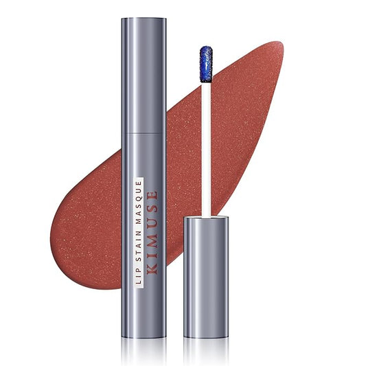 KIMUSE Lip Stain Masque: Peel Off Lip Stain Long Lasting Waterproof 12HR Transfer Proof & Hydrating Tint, Instant Lip Color With Natural Matte Effects, Vegan & Easy To Use-Velvo Beauty