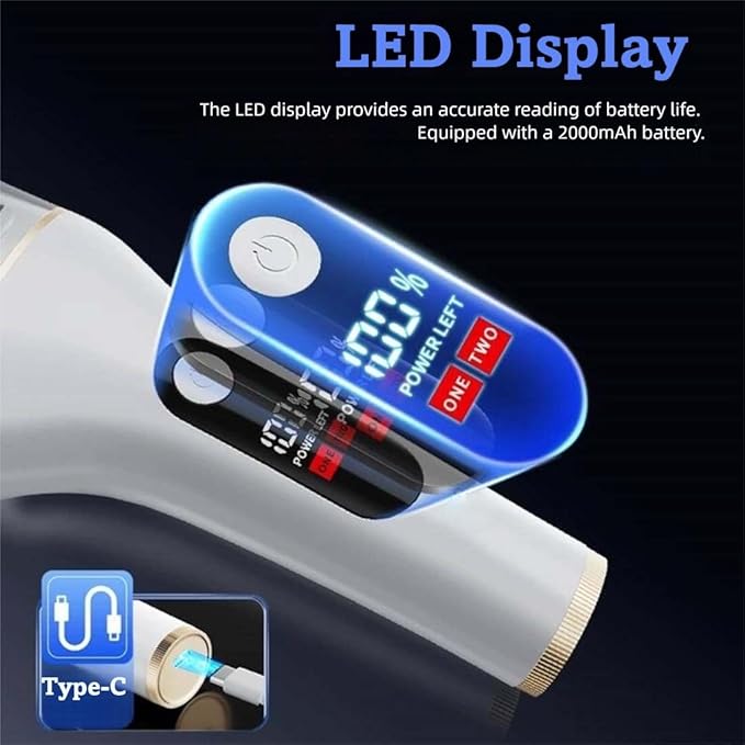 Electric Foot Callus Remover, Portable Electric Foot File with 15 in 1 Professional Pedicure Kits,Rechargeable Pedicure Tools for Foot Care, Waterproof Remover Cracked Feet & Dead Skin, Gift (White)-Velvo Beauty