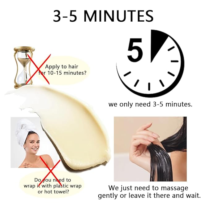 Moroccan Hair Treatment Masks, Hydrating Argan Oil Hair Mask, Collagen Hair Treatment, Deep Conditioning Hair Mask for Dry Damaged Hair-Velvo Beauty