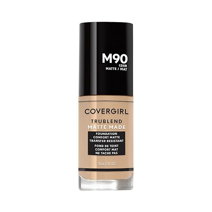 COVERGIRL TruBlend Matte Made Liquid Foundation, Perfect Beige-Velvo Beauty