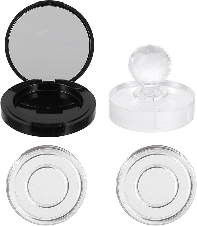FRCOLOR 1 Set Portion Tray Loose Powder Compact Case Makeup Pallete Blush Storage Case Blush Container Reusable Blush Case Diy Empty Makeup Lipstick Container Blank Abs Sample Travel-Velvo Beauty