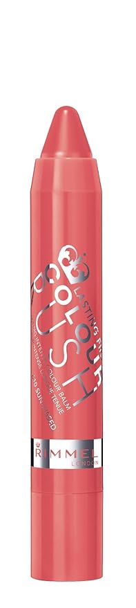 Rimmel Lasting Finish Colour Rush Lip Color Balm, Sun Kissed, 0.095 Fluid Ounce-Velvo Beauty