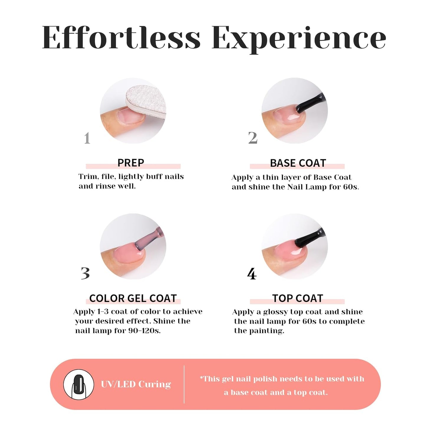 Hot Coral Pink Glitter Gel Nail Polish, 15ml UV/LED Soak Off Sparkly Shimmer Bright Coral Pink Gel Polish for Manicure Salon or DIY Nail Art at Home,Women Girls Gifts - GP0099-Velvo Beauty