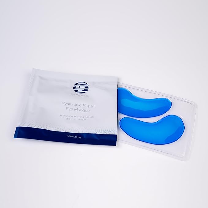Bio-Therapeutic Hyaluronic Repair Eye Masque 10 pack Under Eye Nourishment, Skin Brightening, Smoothing Hyaluronic Acid, Glowing and Dewy Skin-Velvo Beauty