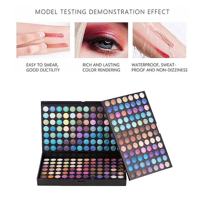 VERONNI 252 Colors Eyeshadow Palette Makeup set 3 Layers High Pigmented Matte Shimmer Eyeshadow Pallet Professional Full Eye Makeup Kit EyeShadow Box Ultimate Cosmetics Set-Velvo Beauty