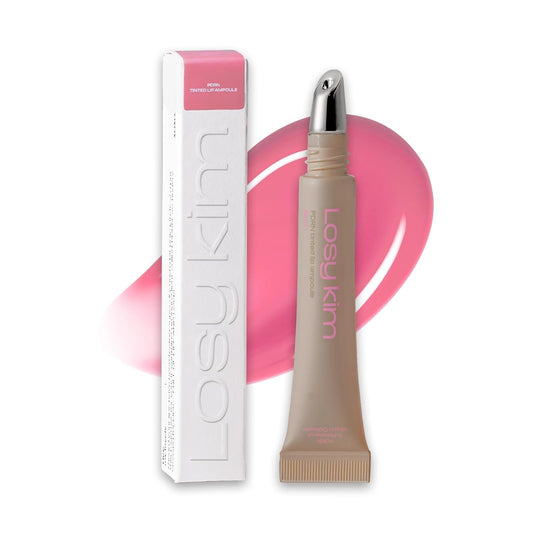 PDRN Tinted Lip Serum – High Gloss Ultra Hydrating Natural Glow, Non-Sticky Volumizing Color Glaze with Long-Lasting Shine, Nourishing Moisturizing Repair for Chapped Lips (0.34 oz) (bikini)-Velvo Beauty