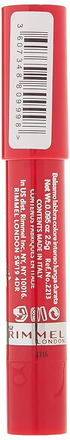 Rimmel Lasting Finish Colour Rush Lip Color Balm, All You Need is Pink, 0.095 Fluid Ounce-Velvo Beauty
