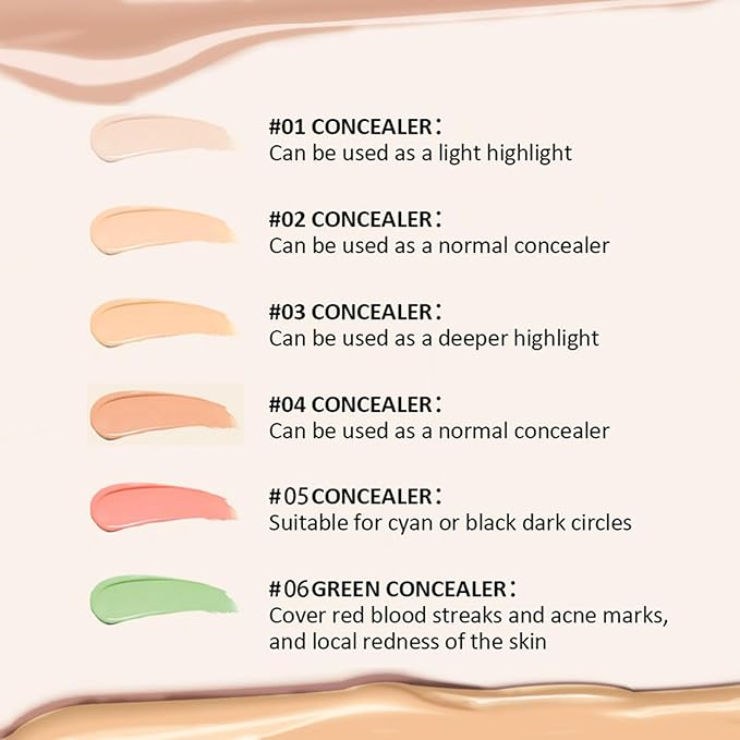 Foundation Concealer Palette + Color Corrector Palette, Light Color Combination Cosmetics Cream Highlighting Palette, Cover Dark Circles, Bruises, Age Spots, Blemish, Vegan & Cruelty Free-Velvo Beauty