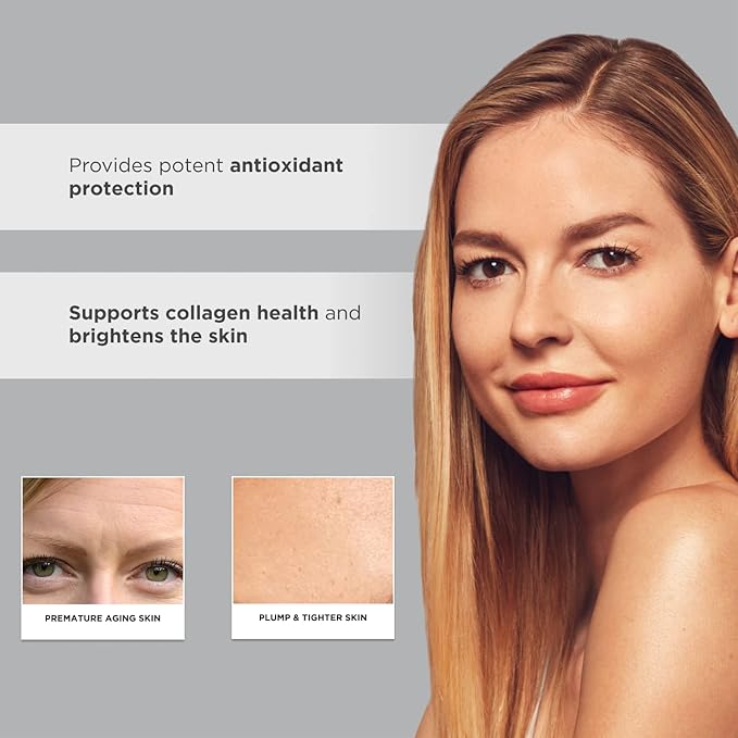 Glytone Age-Defying C+ Vitamin C Serum for Face | 20% Vitamin C, E and Squalane Antioxidant Complex | Reduces Fine Lines & Wrinkles | Hydrating & Anti-Aging Facial Serum for All Skin Types | 1 Fl Oz-Velvo Beauty