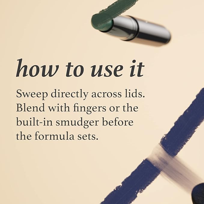 Julep Eyeshadow 101 Crème-to-Powder Waterproof Eyeshadow Stick Duo – Long-Lasting, Crease-Proof, Easy Apply with Built-in Smudger - Desert & Champagne-Velvo Beauty