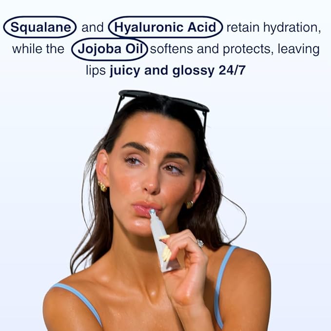 Endless Skin - Daydream - Natural Vanilla Flavor Lip Balm with Jojoba Oil, Hyaluronic Acid and Squalane - Ultra Glossy Finish that Nourishes and Hydrates Your Lips - Vegan and Paraben Free - 15ml-Velvo Beauty