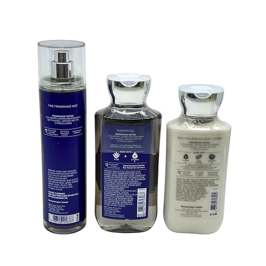 Bath and Body Works,TWILIGHT WOODS SET,shower gel,body lotion,fragrance mist.10 oz.!!-Velvo Beauty