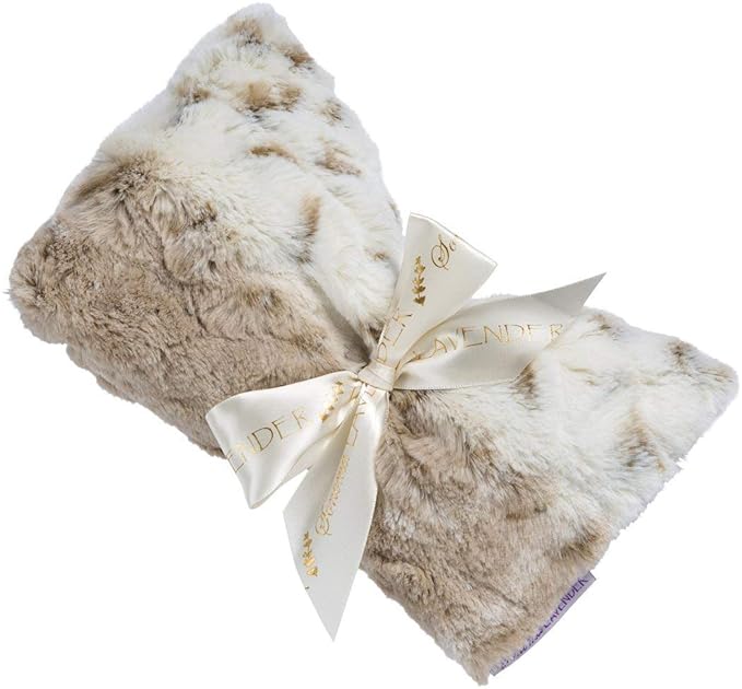 Sonoma Lavender Spa Mask, Heatable/Chillable Aromatherapy Eye Pillow with Lavender Infused Flaxseed Insert, Eye Compress for Stress Relief with Removable and Washable Cover (Arctic Circle)-Velvo Beauty