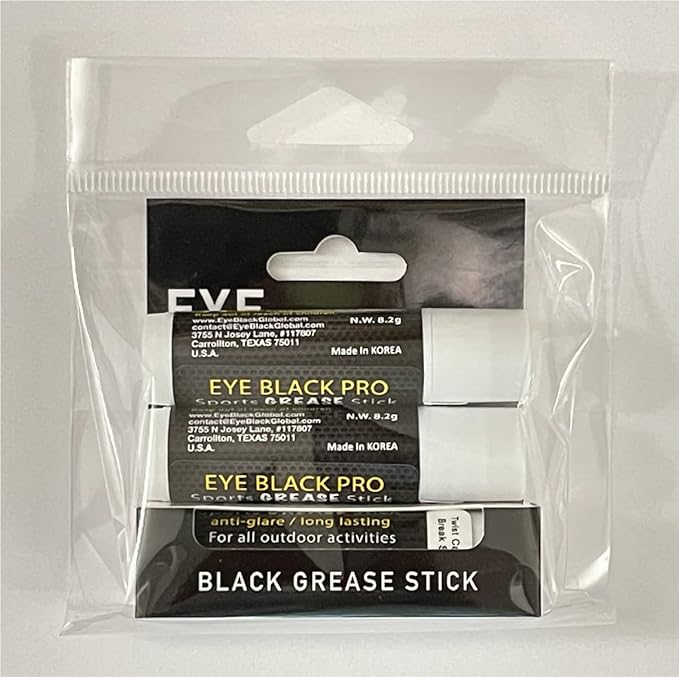 Eye-Black Pro Sports Grease Stick Set reduce-glare Eye Patch Face Painting (3 Pack)-Velvo Beauty