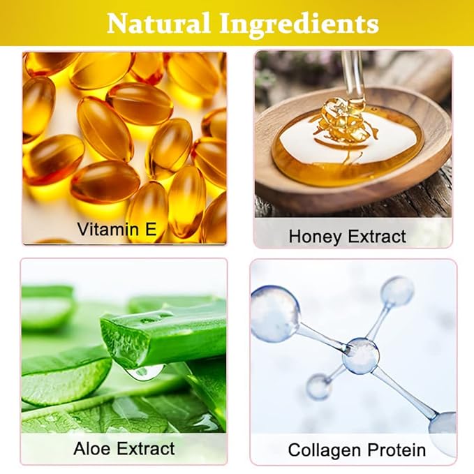 Bee Lip Balm Honey Pot, Exfoliating Honey Propolis Lip Mask, Hydrating & Prevention Dry and Cracked Lip Scrubs Exfoliator Lip Sleeping Mask Reduces Lip Lines Nourishing Lip Care Mask-Velvo Beauty