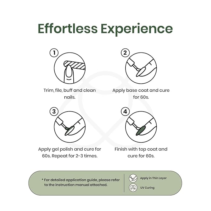 Beetles Gel Nail Polish, 6 Colors Sage Green Tranquil Grace Collection Pink Olive Green White UV Gel Nail Polish Manicure Art Design Gifts for Women-Velvo Beauty