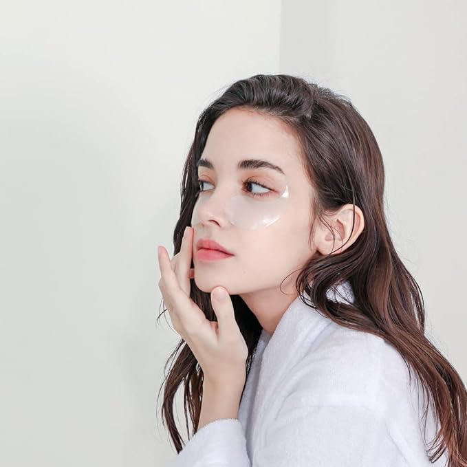 MIZON Triple Hyaluronic Acid Eye Gel Patches – Hydrogel Eye Masks with Seaweed Extract for Deep Hydration, Plumping & Soothing – 60 Pcs Under-Eye Treatment for Dryness & Fine Lines-Velvo Beauty