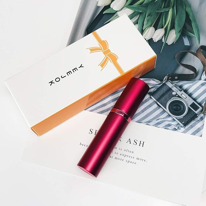 YEEJOK Travel Essentials for Women & Men - Refillable Perfume Bottles, Atomizer Spray Container, Mini Portable 5ml Bottle for Flying, Purse & Travel-Velvo Beauty