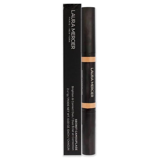Laura Mercier Secret Camouflage Concealer Duo Stick - 2W Light with Warm Undertones Women 2 x 0.3 oz-Velvo Beauty