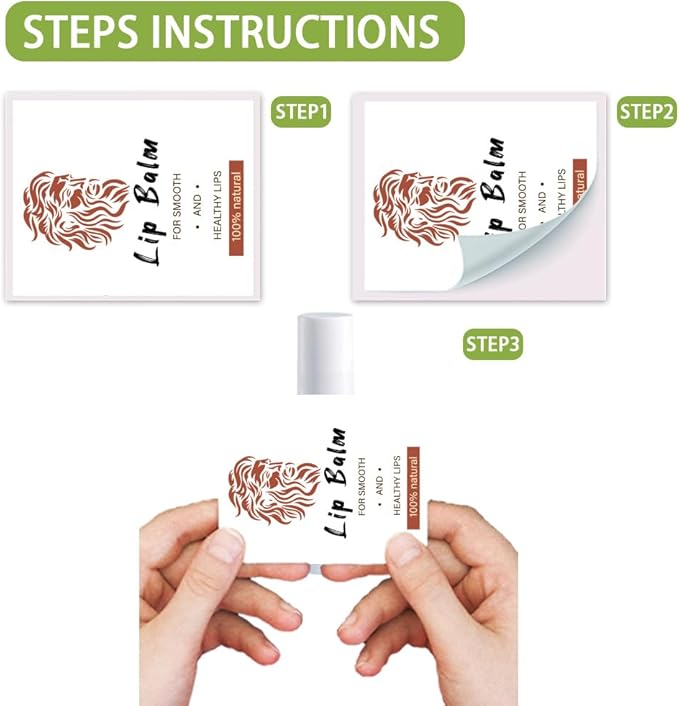 OLYCRAFT 100Pcs Self-Adhesive Lip Balm Tag Stickers 1.7x2.1 inch Adhesive Label with Greek Mythology Portrait Rectangle Lipstick Tag Sticker for Lip Balm Container Tubes Lipstick Wrapping Decoration-Velvo Beauty