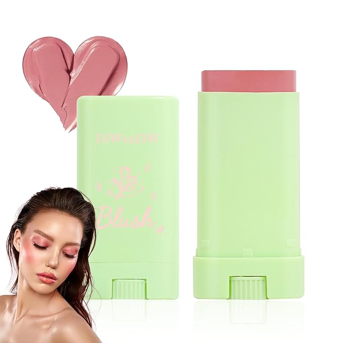 Cream Blush Stick for Cheeks,Blendable Multi-use Blush Makeup Stick for Cheek Eyes Lips Blusher-Velvo Beauty
