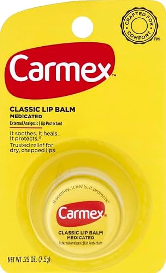 Carmex Classic Lip Balm Medicated 0.25 oz (Pack of 10)-Velvo Beauty