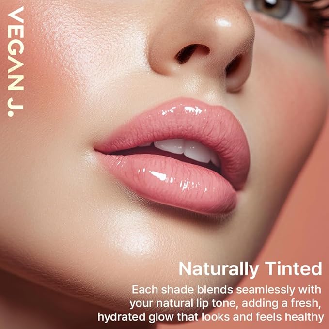 Lip Balm – Long-Lasting Hydration with Natural Color – Korean Beauty, Oasis Plant Complex, Silicone-Free, Vegan & Cruelty-Free Lip Care (001 Nude Pink)-Velvo Beauty
