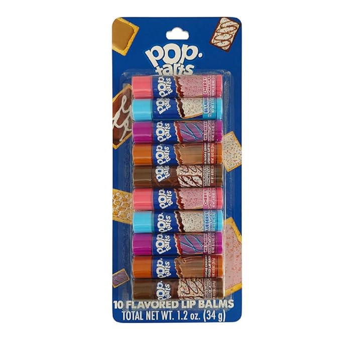 Taste of Beauty Flavored Lip Balm Sets | Make Great Gifts, Stocking Stuffers, Valentine's, Easter Basket Stuffers (Pop Tart)-Velvo Beauty