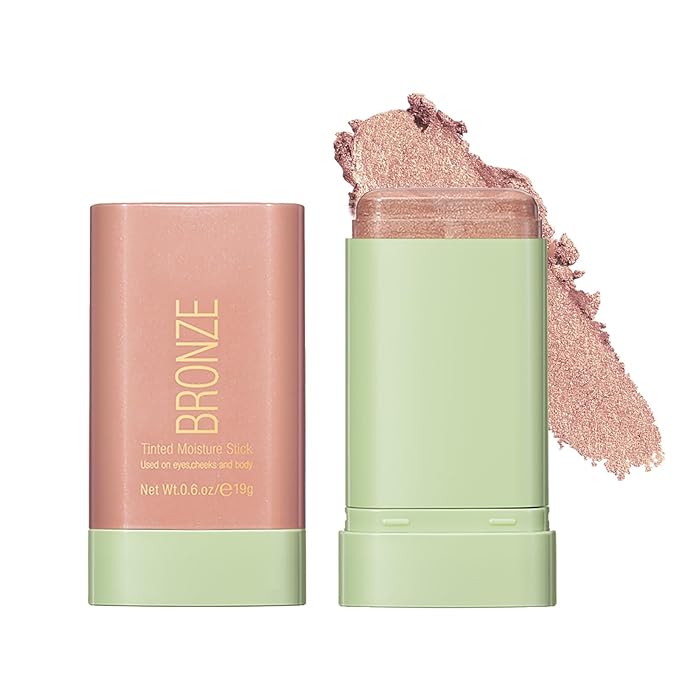 Blush Stick, Cream Blush Stick for Cheeks & Lips, Blendable Long-Lasting Multi-Use Contour Stick & Highlighter Makeup (SOFT GLOW)-Velvo Beauty