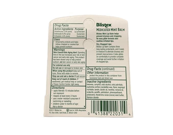 Blistex Medicated Lip Balm, SPF 15, Value Pack, Original 0.15 oz (Pack of 4)-Velvo Beauty