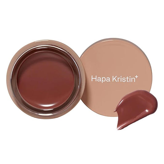Gleam Glow Lip and Cheek Tint, Hydrating Korean Cream Blush with Long-Lasting Wear, Buildable with Radiant Finish, Mocha Rose 503, 0.15 oz-Velvo Beauty