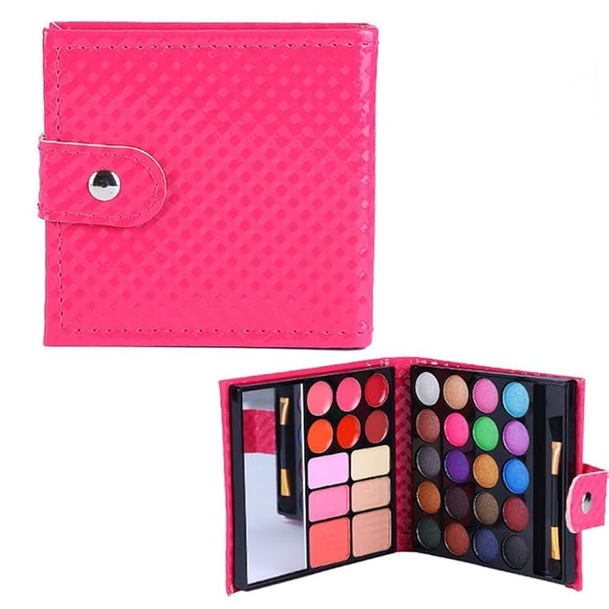 Professional All In One Makeup Kit Colorful 20 Eyeshadow, 6 Lip Glosses 3 Blushers 2 Powder 1 Concealer 1 Mirror 1 Brush, Long Lasting Beauty Full Makeup Set, Present Gifts for Girls Women-Velvo Beauty