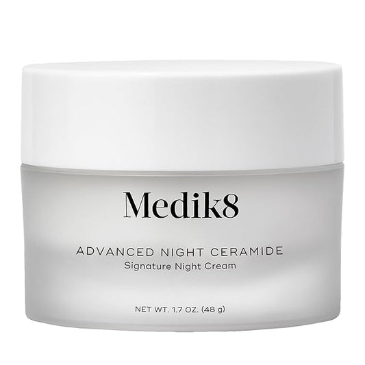 Medik8 Advanced Night Ceramide - Signature Anti Aging Night Cream for Face - Face Moisturizer with Skin Tightening Ceramides and Antioxidants - 1.7 oz-Velvo Beauty