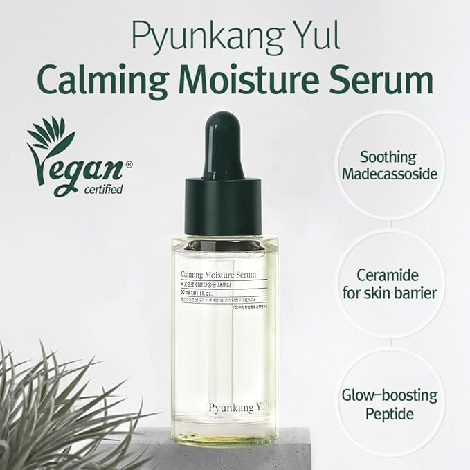 PYUNKANG YUL Calming Line Gift Box Set-Korean Facial Skin Care Essential for Daily Moisturizing with Toner, Serum, Cream, Safe on Acne Prone & Sensitive Skin, Vegan & Cruelty Free-Velvo Beauty
